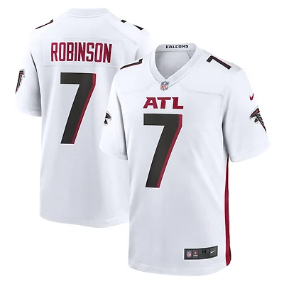 Men's Nike Bijan Robinson White Atlanta Falcons Game Jersey