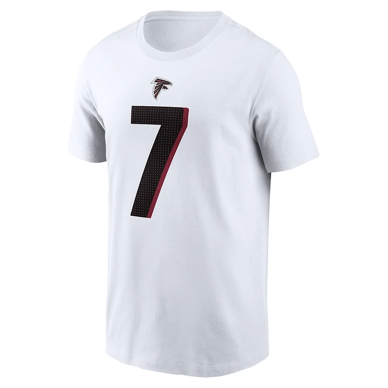 Men's Nike Bijan Robinson Black Atlanta Falcons Player Name & Number T-Shirt