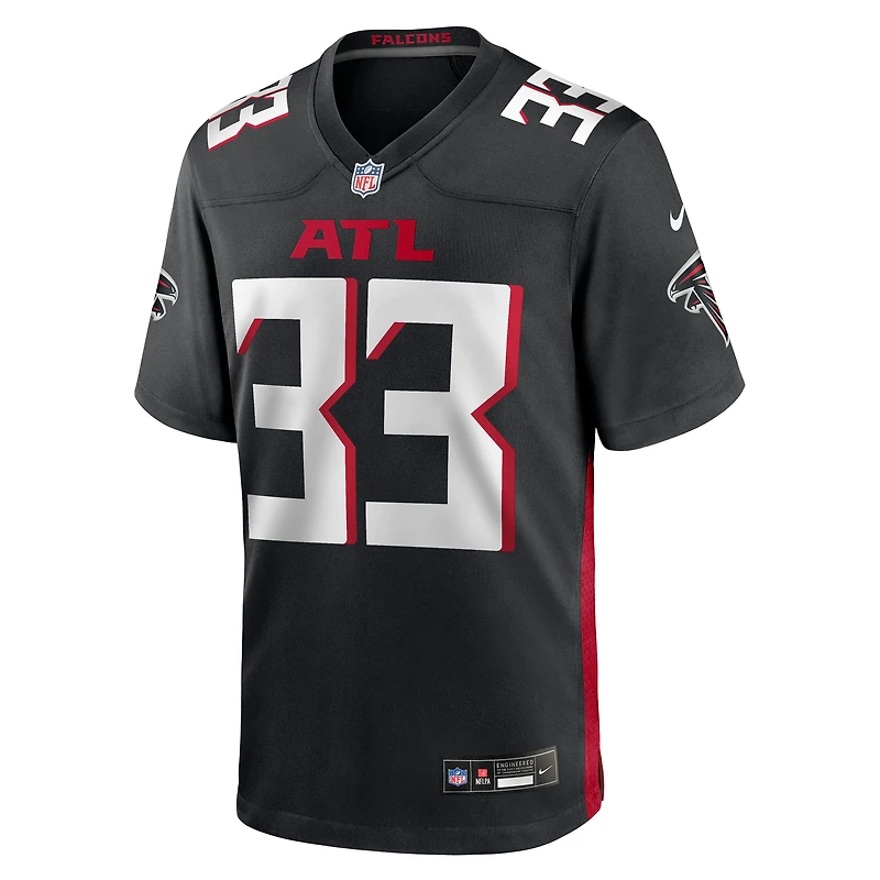Men's Nike Billy Bowman Jr. Black Atlanta Falcons Team Game Jersey
