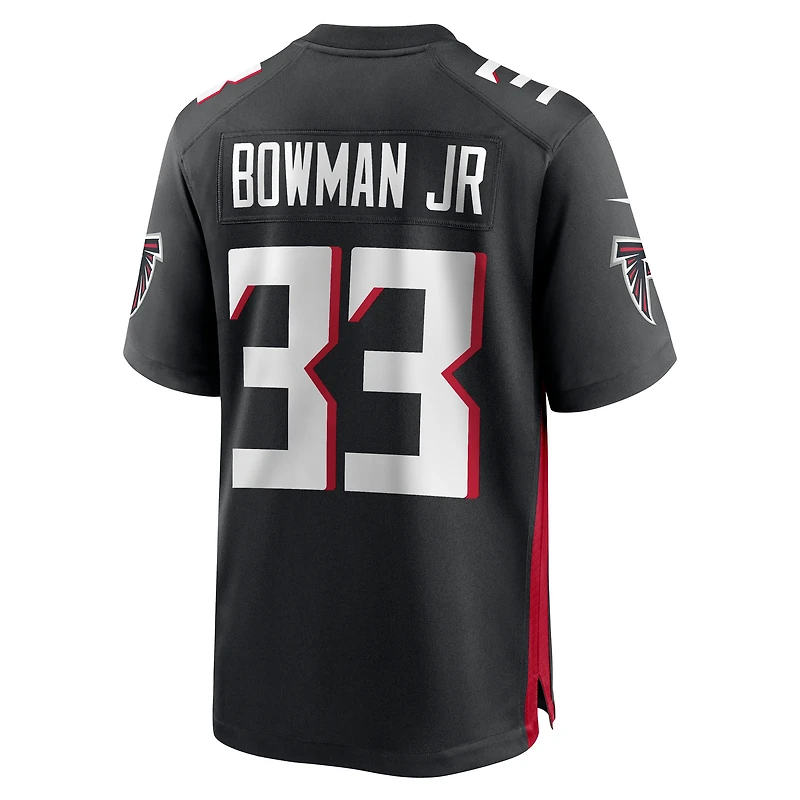 Men's Nike Billy Bowman Jr. Black Atlanta Falcons Team Game Jersey