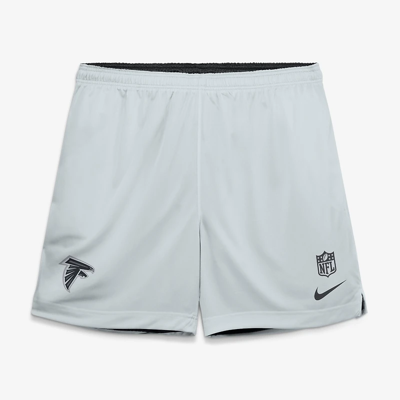 Men's Nike  Black/Platinum Atlanta Falcons Sideline Standard Issue Dri-FIT Reversible Shorts
