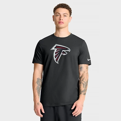 T-shirt Nike noir pour homme avec logo essentiel des Falcons d'Atlanta