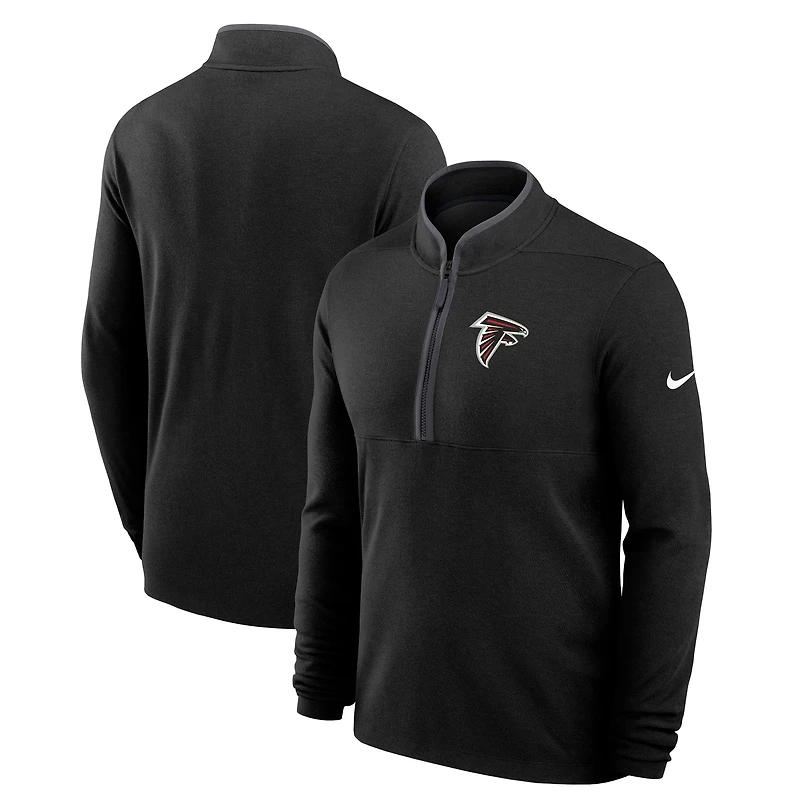 Men's Nike Black Atlanta Falcons Lightweight Victory Dri-FIT Half-Zip Pullover