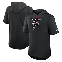 T-shirt à capuche Nike noir Atlanta Falcons Lockup Tri-Blend pour homme