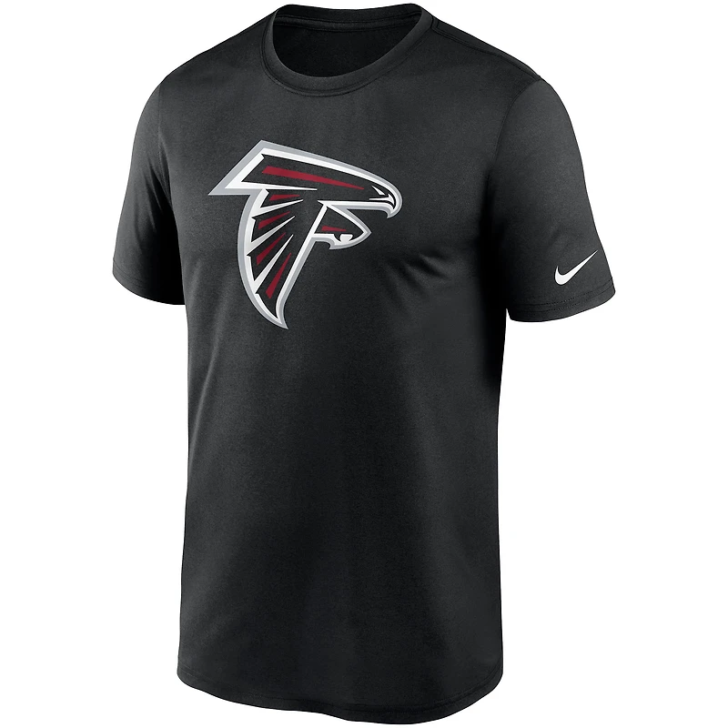 T-shirt de performance Nike Essential Legend noir pour homme, logo Atlanta Falcons