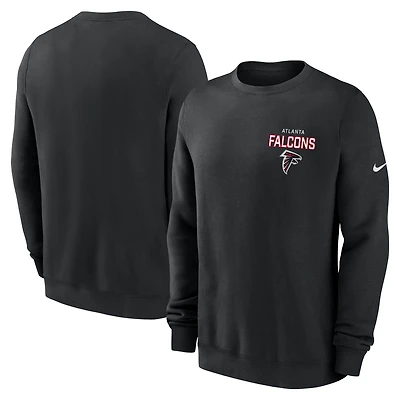 Sweat-shirt en molleton Nike Atlanta Falcons Primetime Club noir pour homme