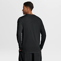T-shirt Nike noir à manches longues Atlanta Falcons Primetime Legend Icon Performance pour homme