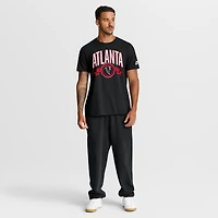 T-shirt Nike Atlanta Falcons Rewind Essential pour homme, noir, à l'avant et l'arrière