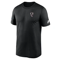 T-shirt Nike noir Atlanta Falcons Sideline Alt Pack Legend Dri-FIT pour homme