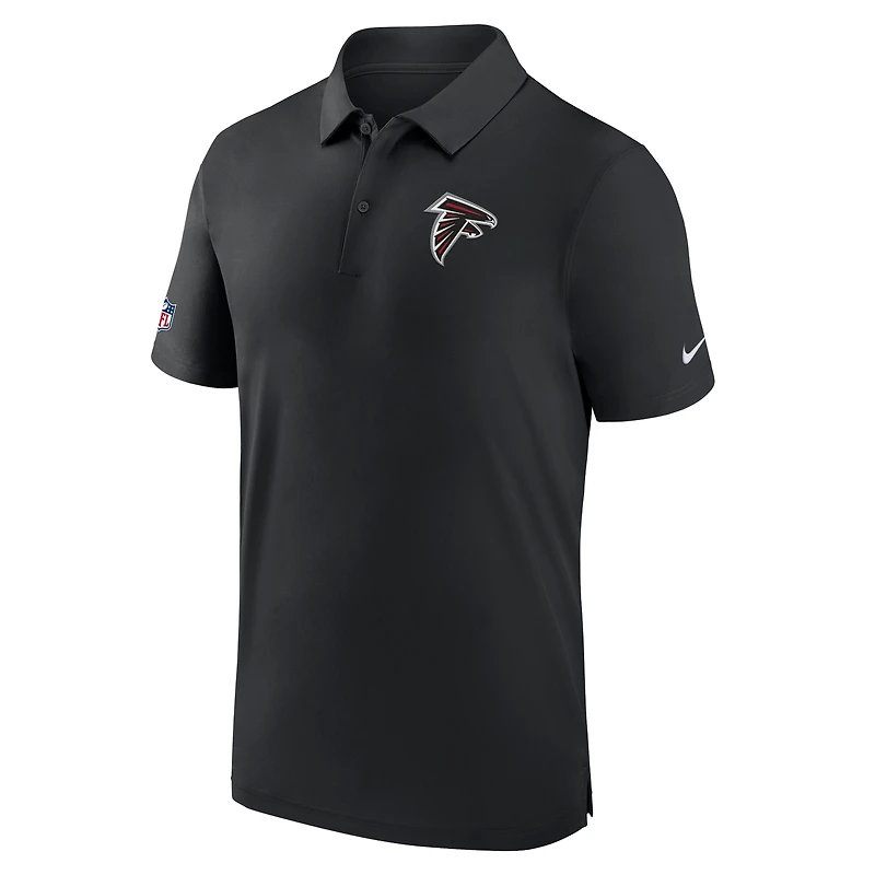 Men's Nike Black Atlanta Falcons Sideline Coaches Performance Polo