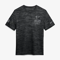 Men's Nike Black Atlanta Falcons Sideline Double Covered Dri-FIT Velocity T-Shirt