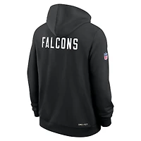 Men's Nike Black Atlanta Falcons Sideline Standard Issue Alt 2 Dri-FIT Hoodie