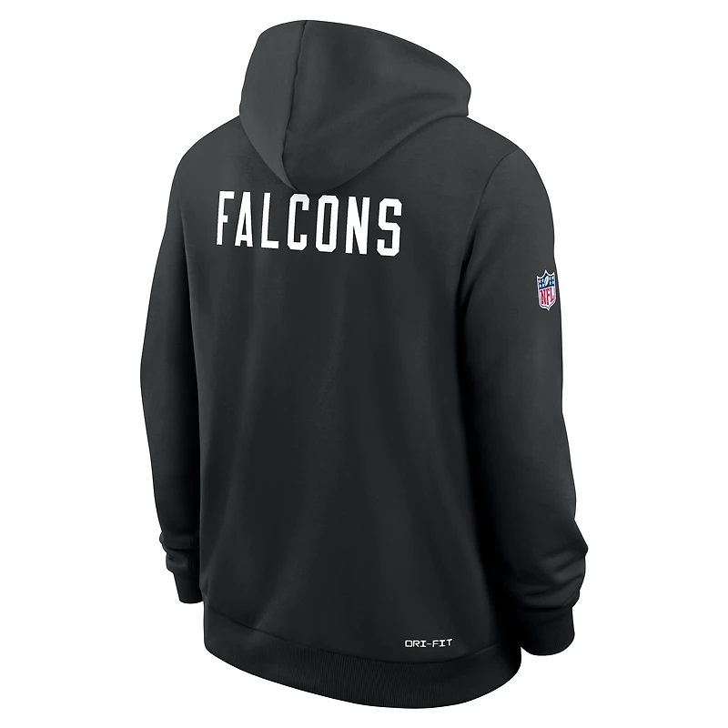 Men's Nike Black Atlanta Falcons Sideline Standard Issue Alt 2 Dri-FIT Hoodie