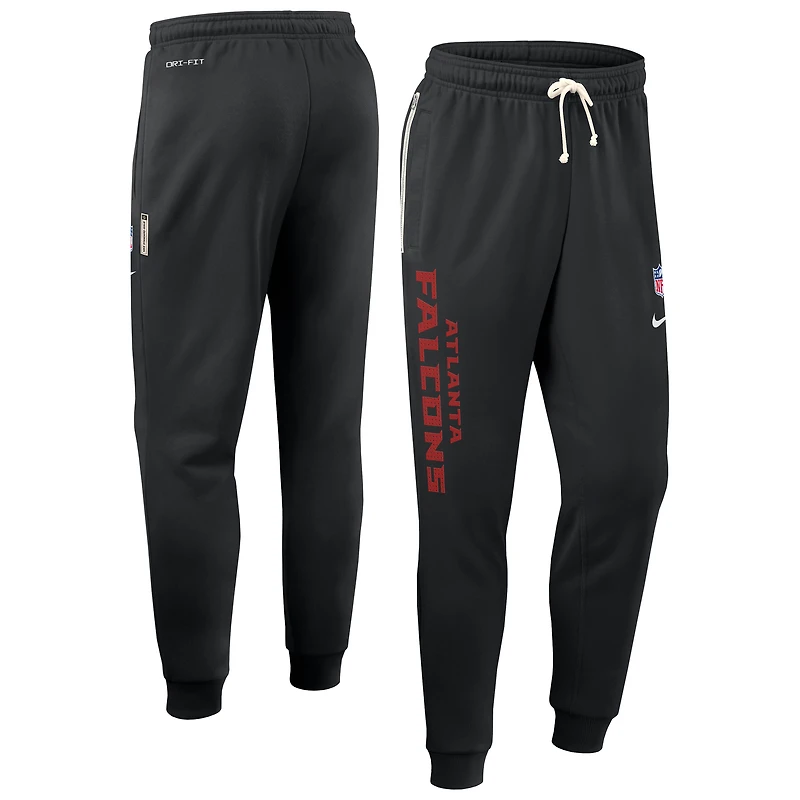 Pantalon fuselé Nike noir Atlanta Falcons Sideline Standard Issue Ground Game Dri-FIT pour homme