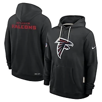 Men's Nike Black Atlanta Falcons Sideline Standard Issue Initial Home Dri-FIT Hoodie