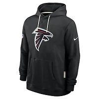 Men's Nike Black Atlanta Falcons Sideline Standard Issue Initial Home Dri-FIT Hoodie