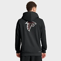 Sweat à capuche Nike noir Atlanta Falcons Sideline Utility Player Dri-FIT pour homme, entièrement zippé