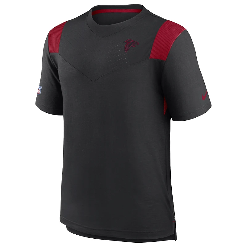 Men's Nike Black Atlanta Falcons Sideline Tonal Logo Performance Player T-Shirt