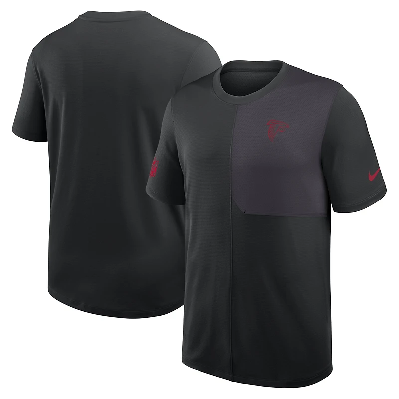 Men's Nike Black Atlanta Falcons Sideline UV Dri-Fit Coach Shirt