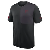 Men's Nike Black Atlanta Falcons Sideline UV Dri-Fit Coach Shirt
