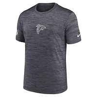 T-shirt Nike noir Atlanta Falcons Sideline Velocity Dri-FIT pour homme