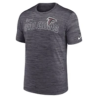 T-shirt de performance Nike Velocity Arch noir pour homme, Atlanta Falcons