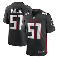 Maillot de joueur match des Falcons d'Atlanta Nike noir DeAngelo Malone pour hommes