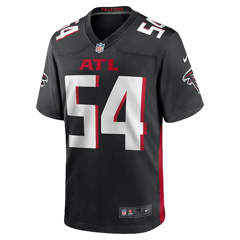 Maillot de match Nike Brandon Dorlus noir pour homme des Falcons d'Atlanta