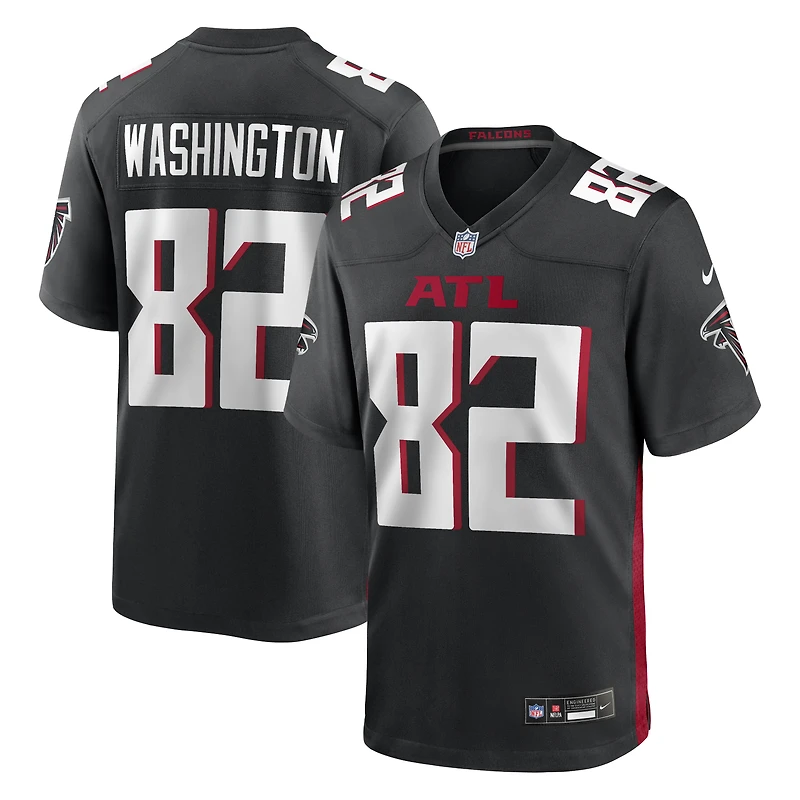Maillot de match Nike Casey Washington noir pour homme des Atlanta Falcons
