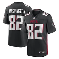Maillot de match Nike Casey Washington noir pour homme des Atlanta Falcons