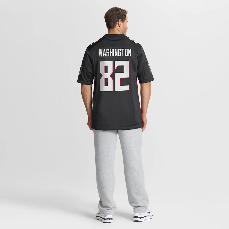 Maillot de match Nike Casey Washington noir pour homme des Atlanta Falcons