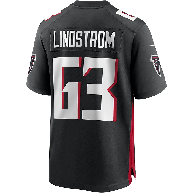 Men's Nike Chris Lindstrom Black Atlanta Falcons Game Jersey