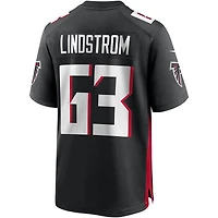 Men's Nike Chris Lindstrom Black Atlanta Falcons Game Jersey