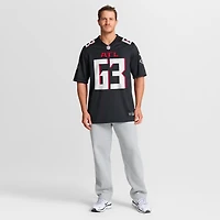Men's Nike Chris Lindstrom Black Atlanta Falcons Game Jersey