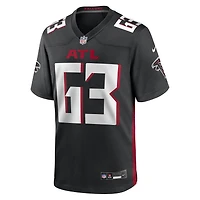 Men's Nike Chris Lindstrom Black Atlanta Falcons Game Jersey