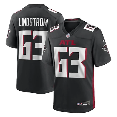 Men's Nike Chris Lindstrom Black Atlanta Falcons Game Jersey