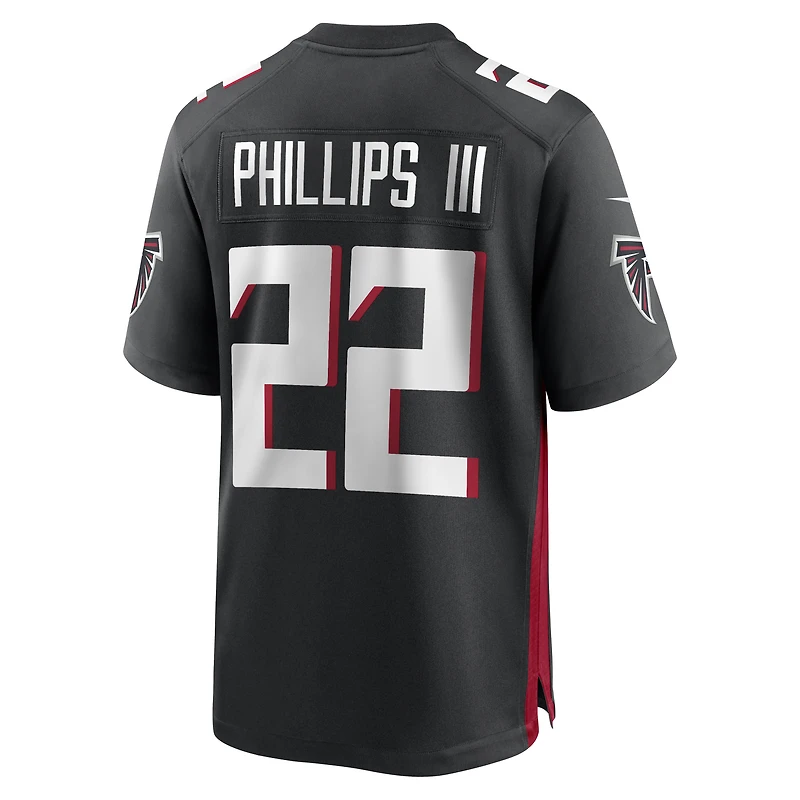 Men's Nike Clark Phillips III  Black Atlanta Falcons Team Game Jersey