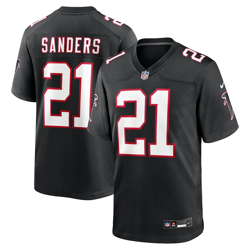 Men's Nike Deion Sanders Black Atlanta Falcons Retired Player Alternate Game Jersey