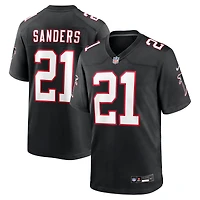 Men's Nike Deion Sanders Black Atlanta Falcons Retired Player Alternate Game Jersey