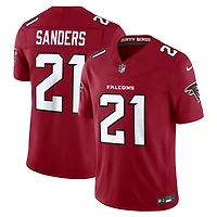 Men's Nike Deion Sanders Red Atlanta Falcons Vapor F.U.S.E. Stitched Retired Limited Jersey