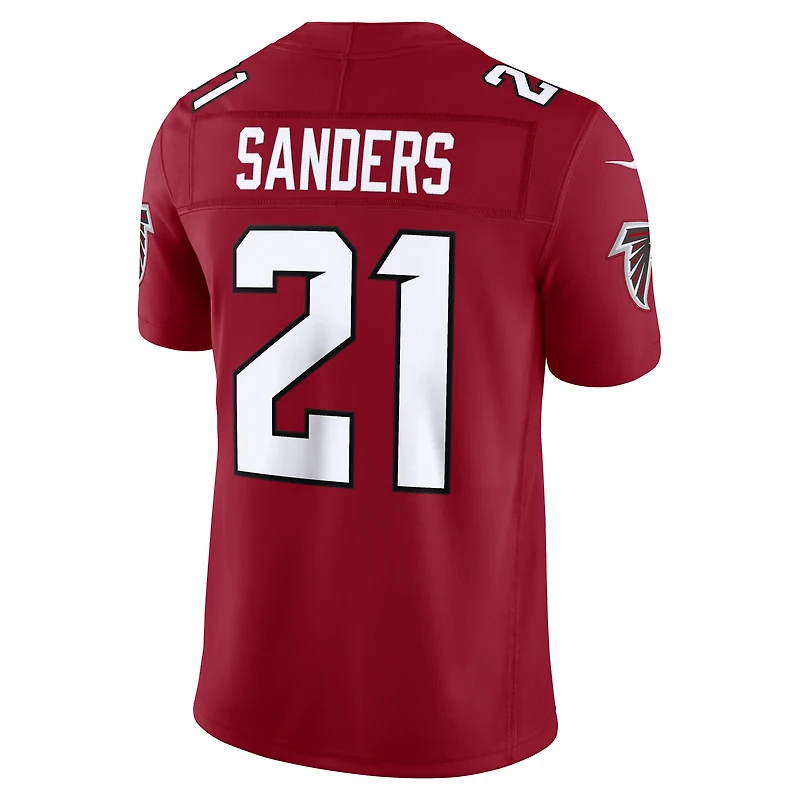 Men's Nike Deion Sanders Red Atlanta Falcons Vapor F.U.S.E. Stitched Retired Limited Jersey