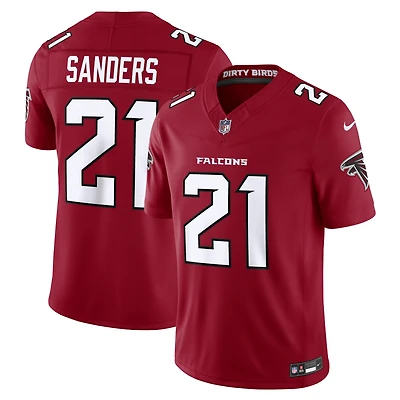 Men's Nike Deion Sanders Red Atlanta Falcons Vapor F.U.S.E. Stitched Retired Limited Jersey