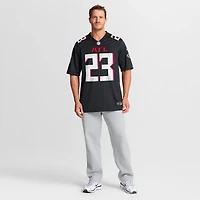 Maillot de match Nike DeMarcco Hellams noir pour homme des Atlanta Falcons