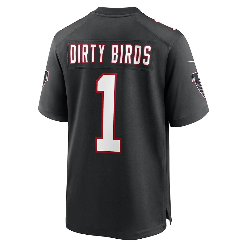 Men's Nike Dirty Birds Black Atlanta Falcons Throwback Game Jersey