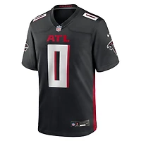 Men's Nike Divine Deablo  Black Atlanta Falcons Team Game Jersey