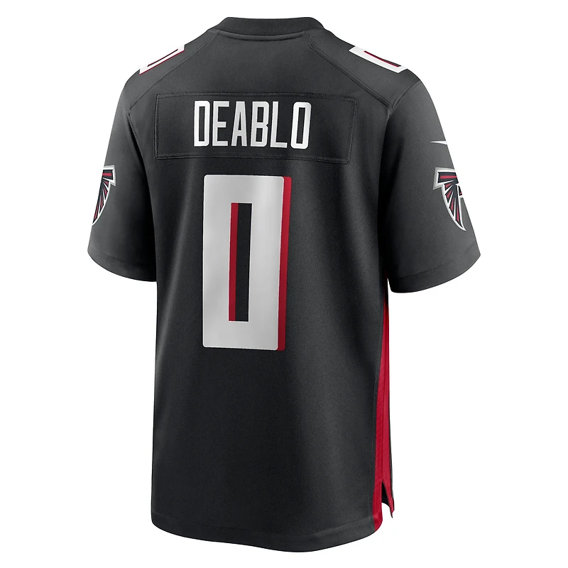 Men's Nike Divine Deablo  Black Atlanta Falcons Team Game Jersey