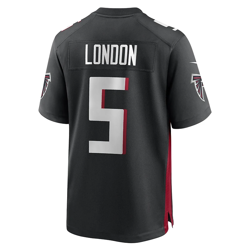 Maillot de match joueur Nike Drake London des Atlanta Falcons pour homme, noir