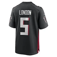 Maillot de match joueur Nike Drake London des Atlanta Falcons pour homme, noir