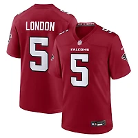 Men's Nike Drake London Red Atlanta Falcons Game Jersey