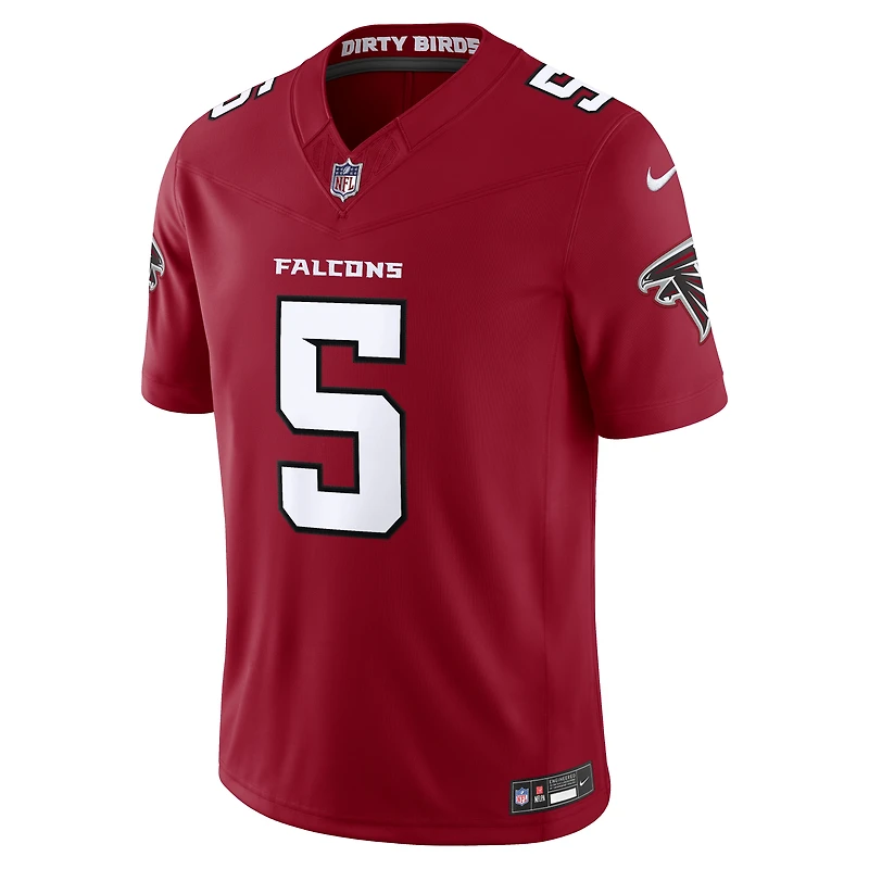 Maillot Nike Drake London rouge Atlanta Falcons Vapor F.U.S.E. édition limitée cousue pour homme
